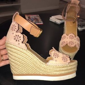 See by Chloé Embroidered Glyn Wedges